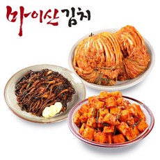 마이산김치 [한국농협김치] 3종8호 포기김치3kg/고들빼기1kg/깍두기1kg, 1
