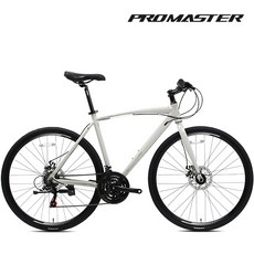 프로마스터 시마노21단 에어리스2.1D 하이브리드자전거 700C 디스크브레이크, 2022 에어리스2.1D 430 매트블랙, 미조립