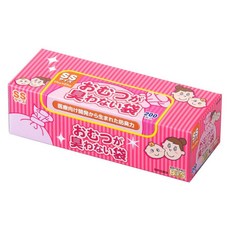 보스 BOSS기저귀 냄새가 나지 않는 놀라운 탈취제 가방 BOS () 가방 베이비 기저귀 가공 가방 [가방 색상 : 핑크] (SS 크기 200 조각)