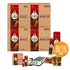 [비락] 활력진홍삼스마트 120EA + 증정 진홍삼1세트(30포) 전통칡즙1박스(15개) 두유검은콩1박스(24개)