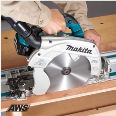 MAKITA 마끼다 DHS900Z 9인치 충전원형톱베어툴 본체 36V 가이드레일장착됨