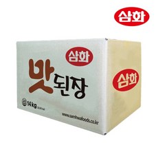 삼화식품 삼화 맛된장 14kg 대용량 업소용 식자재 된장