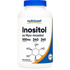 뉴트리코스트 이노시톨 500mg 240캡슐(식물성), 240정, 1개