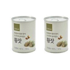 ORGA 간식 [기획]황잣(국산) (140gx2입) 명절 회사 탕비실 캠핑 아이들 선물, 28개