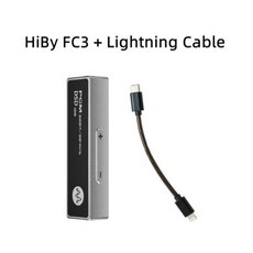 HiByFC3 MQA 인증 동글 USB DAC 디코딩 오디오 헤드폰 앰프 DSD128 SE 안드로이드 iOS Win10 용 35mm 출력, 1.Silver 1 Cable 1, 1.Silver 1 Cable 1 - hibyfc4