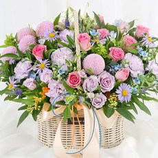 99플라워 (당일수령) 이쁘다니까 [ST-A2026] - 전국꽃배달서비스 꽃바구니 당일배송 생화 꽃선물 생신 생일 축하 기념일 장미
