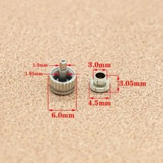 론진 컴캐스트 부품 도구용 시계 액세서리 모든 스틸 헤드 타임 버튼, 6.0mm