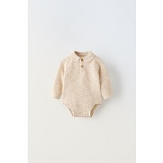 자라 베이비 ZARA BABY 스트럭처 니트 바디수트 284831