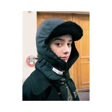 [슬리피슬립] [Unisex]F/W Reversible Satin Trooper Hat Black - 슬리피슬립모자