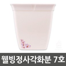 주방잡화 생필품 잡화 주방용품 생활용품 웰빙정사각화분 7호