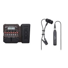 ZOOM 줌 멀티 이펙터 멀티 이펙트 프로세서 A1X FOUR & audio-technica 콘덴서 마이크 PRO35 유선 마이크 단일 지향성 트럼펫 / 색소폰 / 바이올린