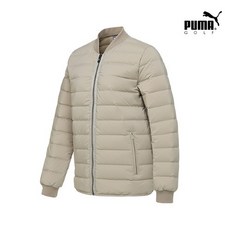 푸마골프 [PUMA]푸마 데일리 여성 구스다운 패딩 점퍼 베이지