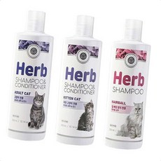 펫퍼스 허브 캣 샴푸린스 300mL 미용 피부보습 헤어볼샴푸 고양이린스 위생용품 캣샴푸