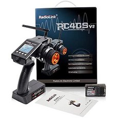 RadioLink 버전 2 라디오 RC4GS V2 4 채널 RC 송신기 피스톨 그립 및 자이로 수신기 R6FG 크롤러 트럭 드, One Color_NOT FPV Holder, One Color_NOT FPV Holder, One Color