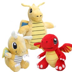 16-22cm 포켓 인형 봉제 인형 완구 동물 장난감 Dragonite 플러시 장난감 Dragonvale 화재 레드 드래곤 인형, (29)yellow 16cm