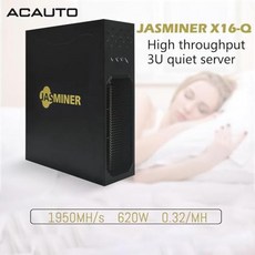 Jasminer X16-Q ETC ETHW 채굴기 고처리량 3U 저소음 서버 내장 PSU 1950M 620W 8GB