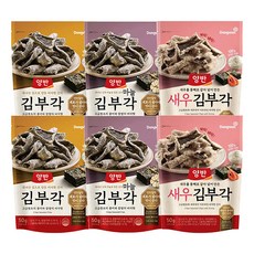 동원 양반 찹쌀 마늘 새우 김부각 50g, 1세트