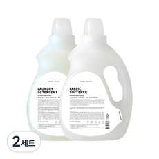 에브리케어 대용량 유아세제 2100ml + 섬유유연제 2100ml, 2세트