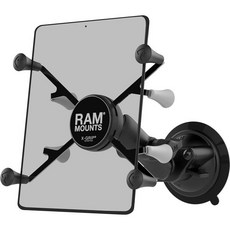 RAM 차량 앞유리용 중간 암이 장착된 7-8인치 태블릿용 트위스트 잠금 흡입 컵 마운트와 함께 RAM-B-166-UN8U X-Grip 장착, RAM 차량 앞유리용 중간 암이 장착된 7-8인치 태블, 1개