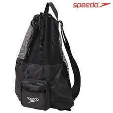 SE21911-K 스피도 SPEEDO 포켓 메쉬 백팩 가방, 블랙