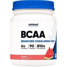 뉴트리코스트 BCAA 대용량 파우더 수박맛 800g 1서빙 bcaa 6g 90회분 BCAA Powder [90 SERV] [Watermelon]