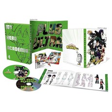나의 히어로 아카데미아 Vol.4 (초회 생산 한정판) Blu-ray