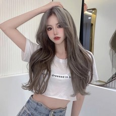 앞머리없는단발가발