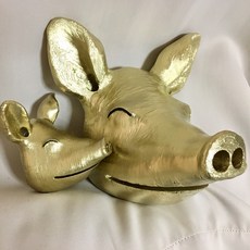 고사용돼지머리모형