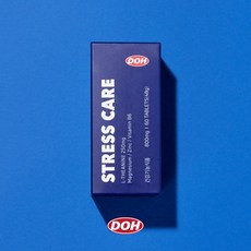 DOH 스트레스케어 L테아닌 트립토판 스트레스영양제 수면영양제 세로토닌 [원산지:국산], 3개, 60정