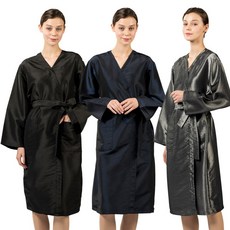 요들가운 YG022 롱슬리브 N/P가운(M) 손님가운 미용가운 미용실가운