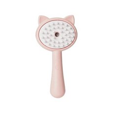 고양이 스팀 브러시 애완견 브러시 전기 스프레이 고양이 헤어 브러시 반려동물 그루밍 마사지 빗 제모 액세서리, 1개, 없음, 없음