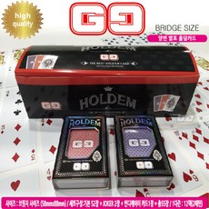 (12개입-1다즌) GG홀덤카드 검정(양면발포원단사용) 플레잉카드 트럼프카드, 12개입-1다즌
