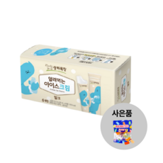 상하목장 집에서 얼려먹는 우유 아이스크림 유기농 원유 85ml 사은품포함, 6개