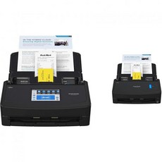  ScanSnap iX1600 무선 또는 USB 고속 클라우드 지원 문서 대형 터치스크린이 있는 사진 및 영수증 스캐너 Mac PC용 자동 공급기 검정, ScanSnap iX1600 Black Deluxe B, Scanner + iX1400 Scanner 
