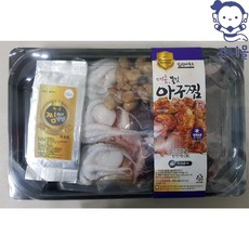 지니몰 해산물 해물 찌개 탕 밀키트 2~3인용 아구찜 (1kg) 소스포함