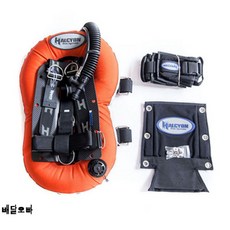 bcd 핼시온 스쿠버다이빙 Halcyon Infinity 30파운 백플레이트