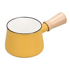 펄금속 밀크팬 10cm 법랑 옐로우 뽁이 HB-5066, 1개, 상품명참조