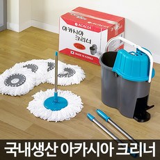 크리너 무선 물걸레청소기 탈수 회전 밀대 물청소기 물걸래청소 바닥물청소 가정용마대 봉걸레용품 돌돌이걸레, 크리너A타입