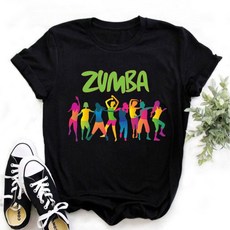 줌바댄스복 ZUMBA 티셔츠 방송댄스복 에어로빅복 줌바댄스 라인 트레이닝 웨어,