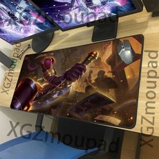 XGZ 애니메이션 무자비한 어쌔신 포커 HD 사용자 정의 대형 게임 마우스, 400X900X2MM^+16100