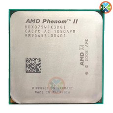 CPU AMD Phenom II X3 B75 3.0 GHz 트리플 코어 프로세서 HDXB75WFK3DGI / HDXB75WFK3DGM 소켓 AM3