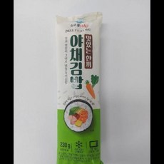 냉동야채김밥 한우물 230G, 1개