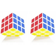 1+1 매직큐브 스탠다드형 큐브 2P 3 x 3 큐브 장난감, 1+1 스탠다드형 2p