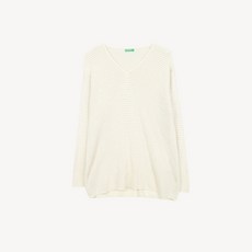 베네통 브이넥 니트_10VRU4665