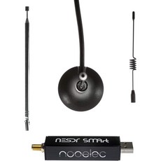 이태리 Nooelec NESDR SMArt v4 컴플렉스 - 프리미엄 RTL-SDR w/ 알루미늄 박스 0.5 PPM TCXO SMA 입력, 단일옵션, 단일옵션