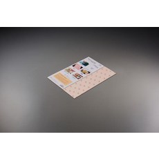 silkway247 종이문화 다빈치3D물방울지 A4 110g(10매)9.벚꽃색 201229, 40.검정