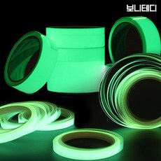 야광 테이프 축광 10-50mm x 3M 스티커 방식 방수, 1개
