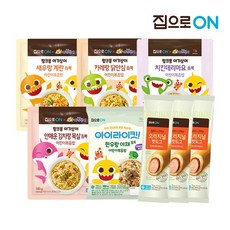 아이라이킷 핑크퐁 어린이볶음밥 180g x 8개 + 핫도그 75g 3개, 한우볶음밥 180g 8개 + 핫도그 75g 3개, 1개 - 핑크퐁어린이볶음밥