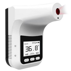K3 Pro 업소용 비접촉식 비대면 온도계 자동 벽걸이온도측정기, 스탠드거치대 선택안함 (본체만 구입), 1개