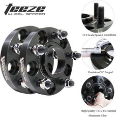 허브스페이스 휠 TEEZE 허브센트릭 스페이서 닛산 인피니티 G35 G37 Q50 Q60 Q70 FX35 FX50 350z 370z 용 PCD 5x114.3 CB 66.1mm 2, [03] 2pieces 25mm-BK